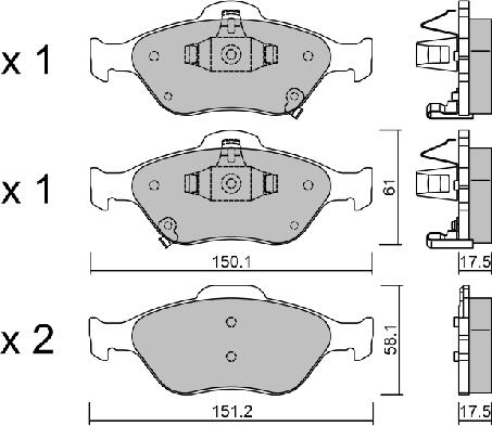 Aisin BPTO-1002 - Jarrupala, levyjarru inparts.fi