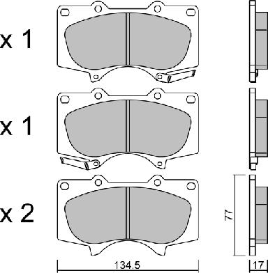 AISIN BPTO-1017 - Jarrupala, levyjarru inparts.fi