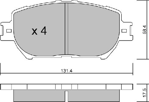 AISIN BPTO-1023 - Jarrupala, levyjarru inparts.fi