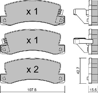 Aisin BPTO-2905 - Jarrupala, levyjarru inparts.fi