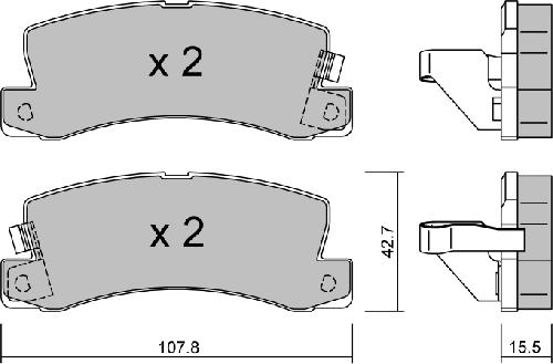 Aisin BPTO-2900 - Jarrupala, levyjarru inparts.fi