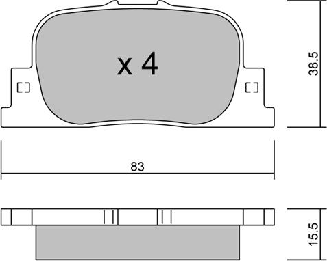 Magneti Marelli 363916061027 - Jarrupala, levyjarru inparts.fi