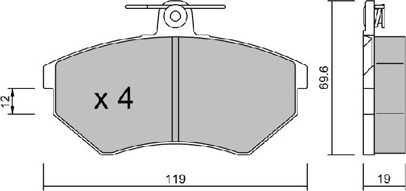 AISIN BPVW-1003 - Jarrupala, levyjarru inparts.fi