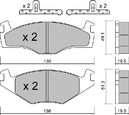 Aisin BPVW-1007 - Jarrupala, levyjarru inparts.fi