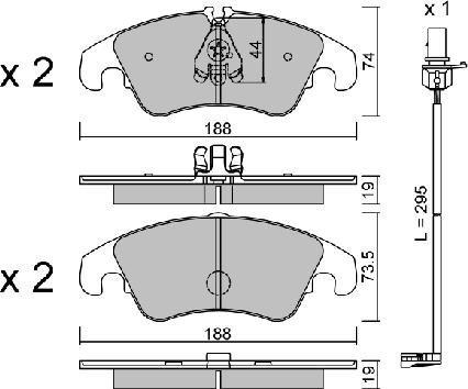 Aisin BPVW-1017 - Jarrupala, levyjarru inparts.fi