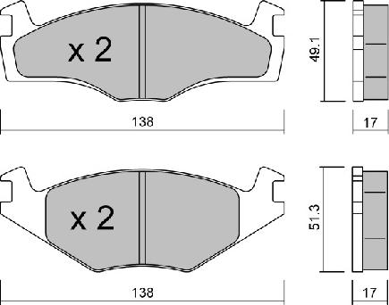 Aisin BPVW-1036 - Jarrupala, levyjarru inparts.fi