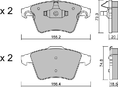 Aisin BPVW-1032 - Jarrupala, levyjarru inparts.fi