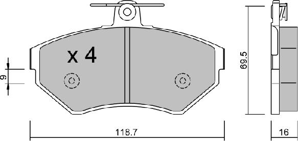 AISIN BPVW-1024 - Jarrupala, levyjarru inparts.fi