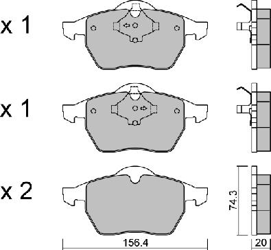 Valeo 0 986 424 481 - Jarrupala, levyjarru inparts.fi