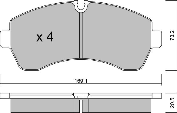 Aisin BPVW-1020 - Jarrupala, levyjarru inparts.fi