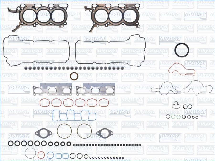 Ajusa 50490300 - Täydellinen tiivistesarja, moottori inparts.fi
