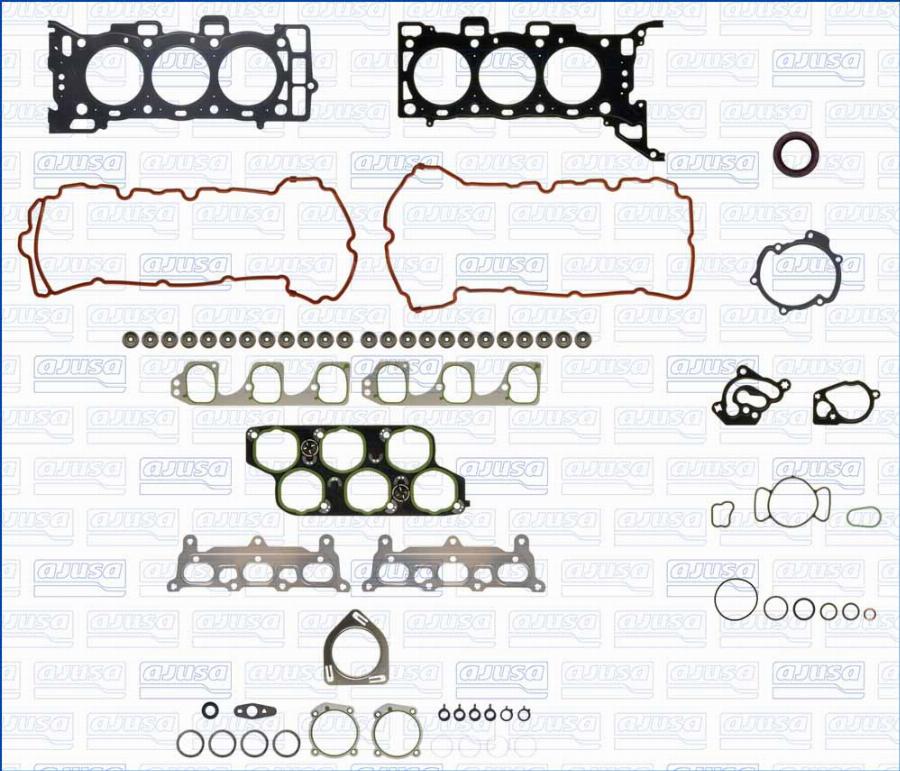 Ajusa 50476300 - Täydellinen tiivistesarja, moottori inparts.fi