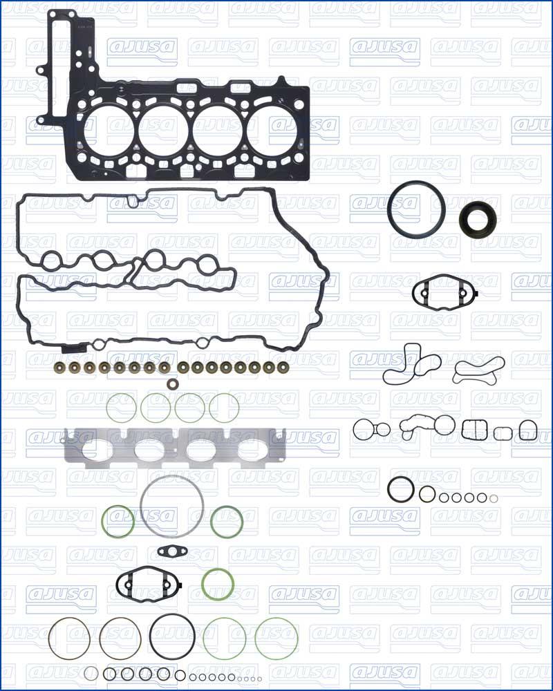 Ajusa 50515100 - Täydellinen tiivistesarja, moottori inparts.fi
