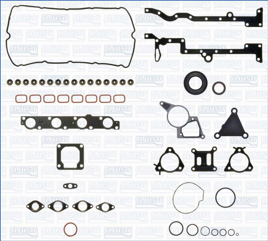Ajusa 51091400 - Täydellinen tiivistesarja, moottori inparts.fi
