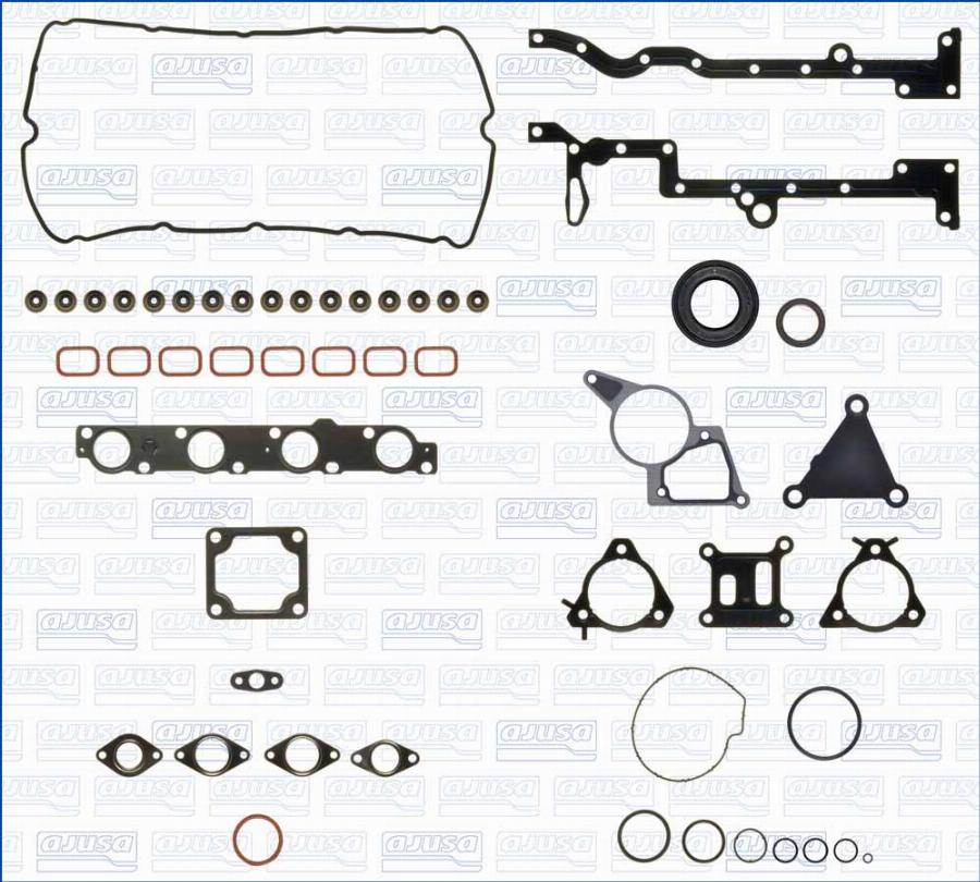 Ajusa 51091500 - Täydellinen tiivistesarja, moottori inparts.fi