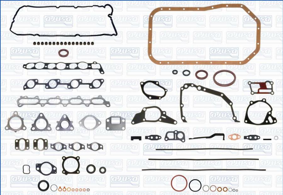 Ajusa 51091000 - Täydellinen tiivistesarja, moottori inparts.fi