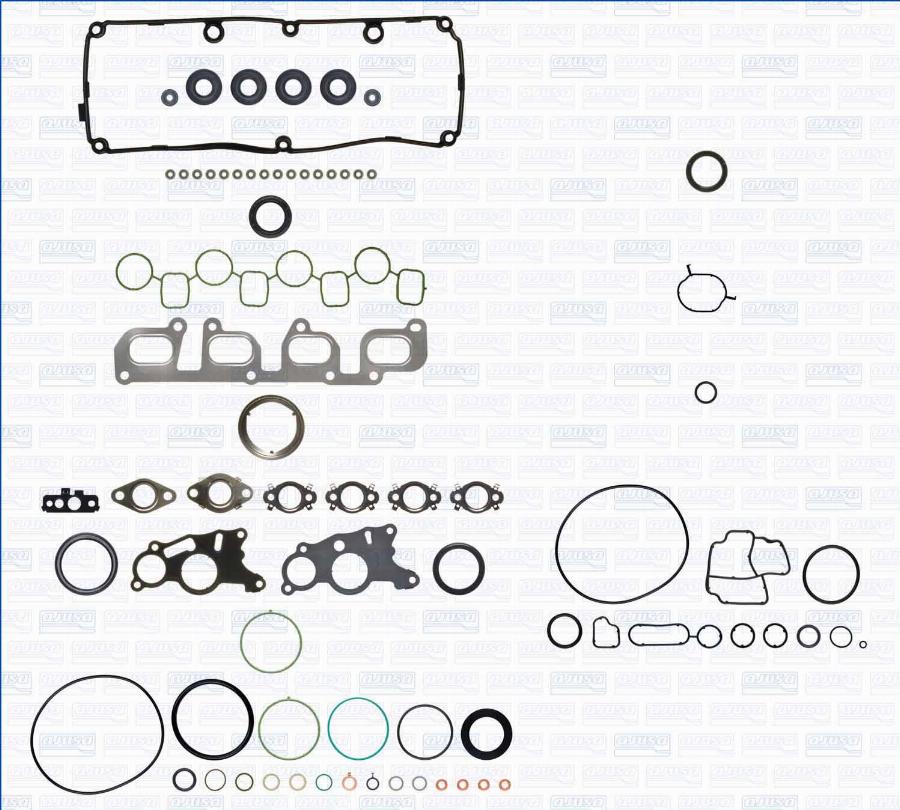 Ajusa 51084400 - Täydellinen tiivistesarja, moottori inparts.fi