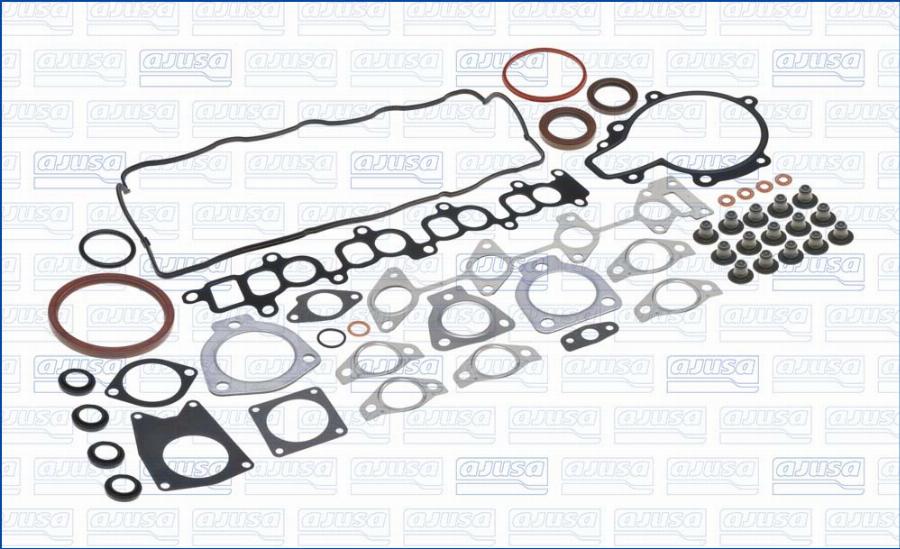Ajusa 51031000 - Täydellinen tiivistesarja, moottori inparts.fi