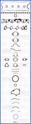 Ajusa 51038400 - Täydellinen tiivistesarja, moottori inparts.fi