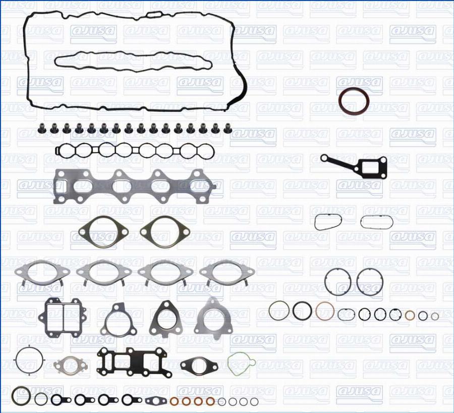 Ajusa 51105500 - Täydellinen tiivistesarja, moottori inparts.fi