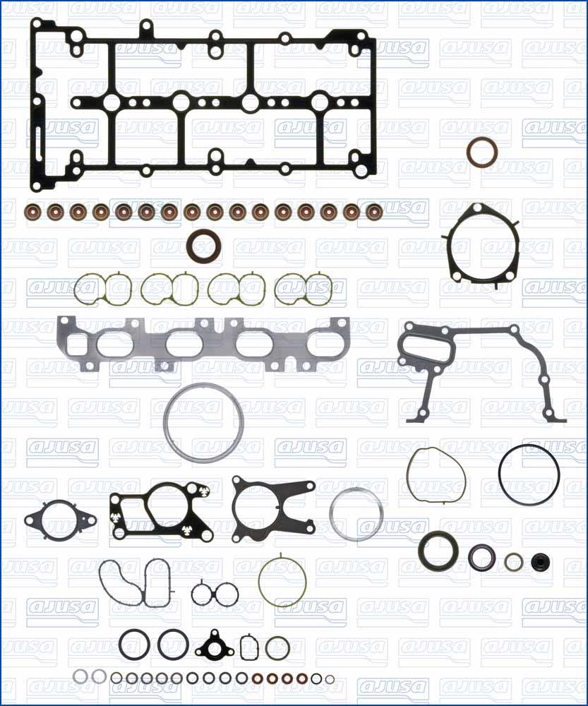 Ajusa 51105600 - Täydellinen tiivistesarja, moottori inparts.fi