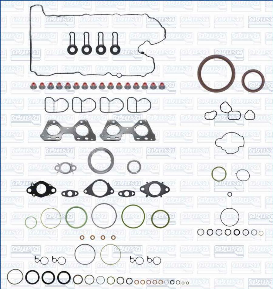 Ajusa 51100200 - Täydellinen tiivistesarja, moottori inparts.fi