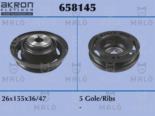 AKRON-MALÒ 658145 - Hihnapyörä, kampiakseli inparts.fi