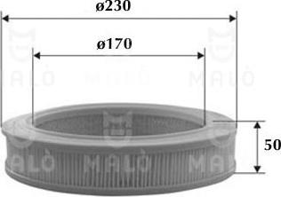 AKRON-MALÒ 1500367 - Ilmansuodatin inparts.fi