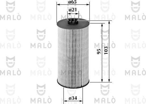 AKRON-MALÒ 1510098 - Öljynsuodatin inparts.fi