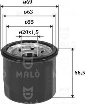 AKRON-MALÒ 1510219 - Öljynsuodatin inparts.fi