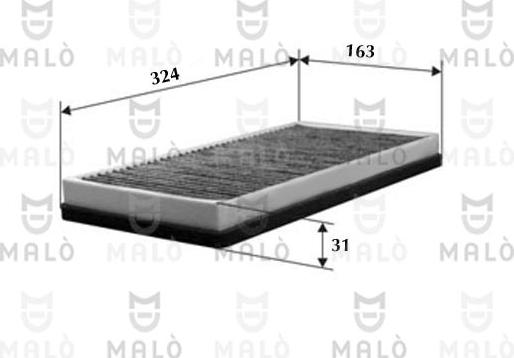 AKRON-MALÒ 1530142 - Suodatin, sisäilma inparts.fi