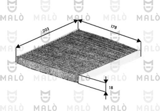 AKRON-MALÒ 1530782 - Suodatin, sisäilma inparts.fi