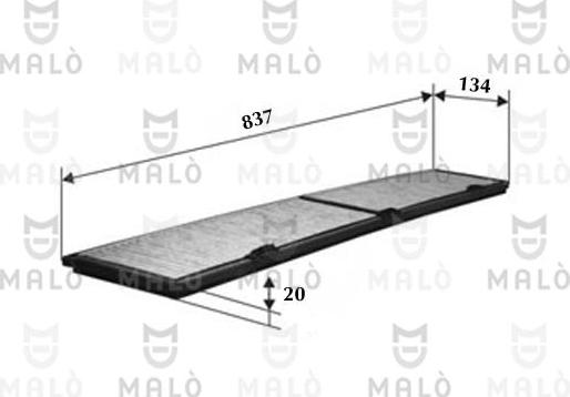 AKRON-MALÒ 1531082 - Suodatin, sisäilma inparts.fi