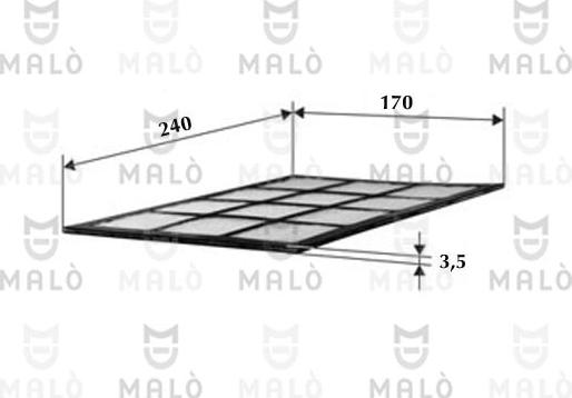 AKRON-MALÒ 1531131 - Suodatin, sisäilma inparts.fi