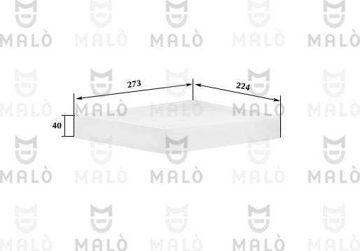 AKRON-MALÒ 1532481 - Suodatin, sisäilma inparts.fi