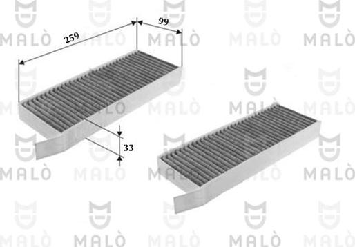 AKRON-MALÒ 1532102 - Suodatin, sisäilma inparts.fi