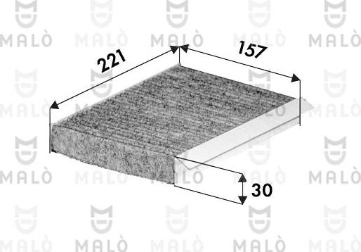 AKRON-MALÒ 1532172 - Suodatin, sisäilma inparts.fi