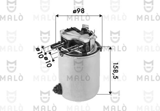 AKRON-MALÒ 1520255 - Polttoainesuodatin inparts.fi