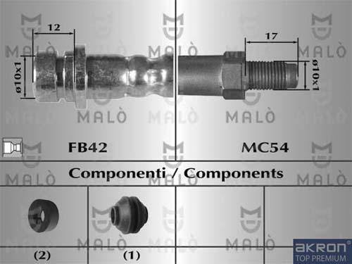 AKRON-MALÒ 8608 - Jarruletku inparts.fi