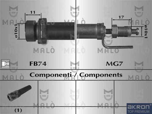 AKRON-MALÒ 80965 - Jarruletku inparts.fi