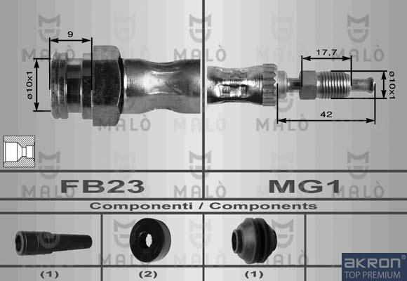 AKRON-MALÒ 8098 - Jarruletku inparts.fi