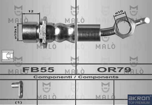 AKRON-MALÒ 80408 - Jarruletku inparts.fi
