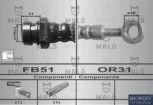 AKRON-MALÒ 80481 - Jarruletku inparts.fi