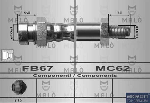 AKRON-MALÒ 80532 - Jarruletku inparts.fi