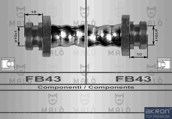 AKRON-MALÒ 80098 - Jarruletku inparts.fi