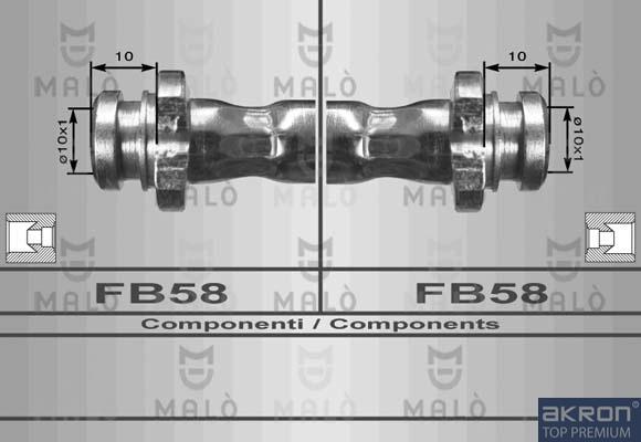 AKRON-MALÒ 80012 - Jarruletku inparts.fi