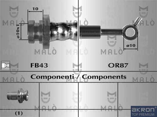 AKRON-MALÒ 80103 - Jarruletku inparts.fi