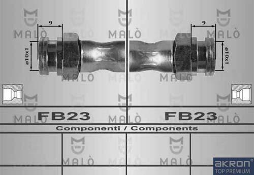 AKRON-MALÒ 80174 - Jarruletku inparts.fi