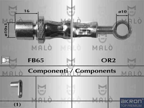 AKRON-MALÒ 80383 - Jarruletku inparts.fi