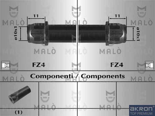 AKRON-MALÒ 80749 - Jarruletku inparts.fi